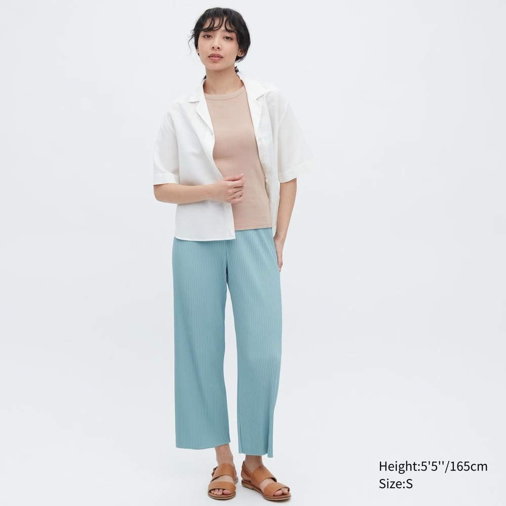 Uniqlo Pleated Straight Pants